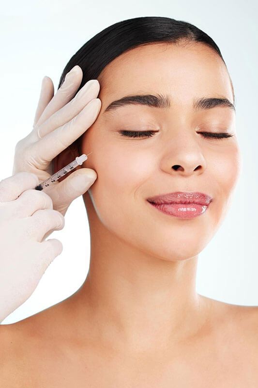 Faltenunterspritzung mit Botox